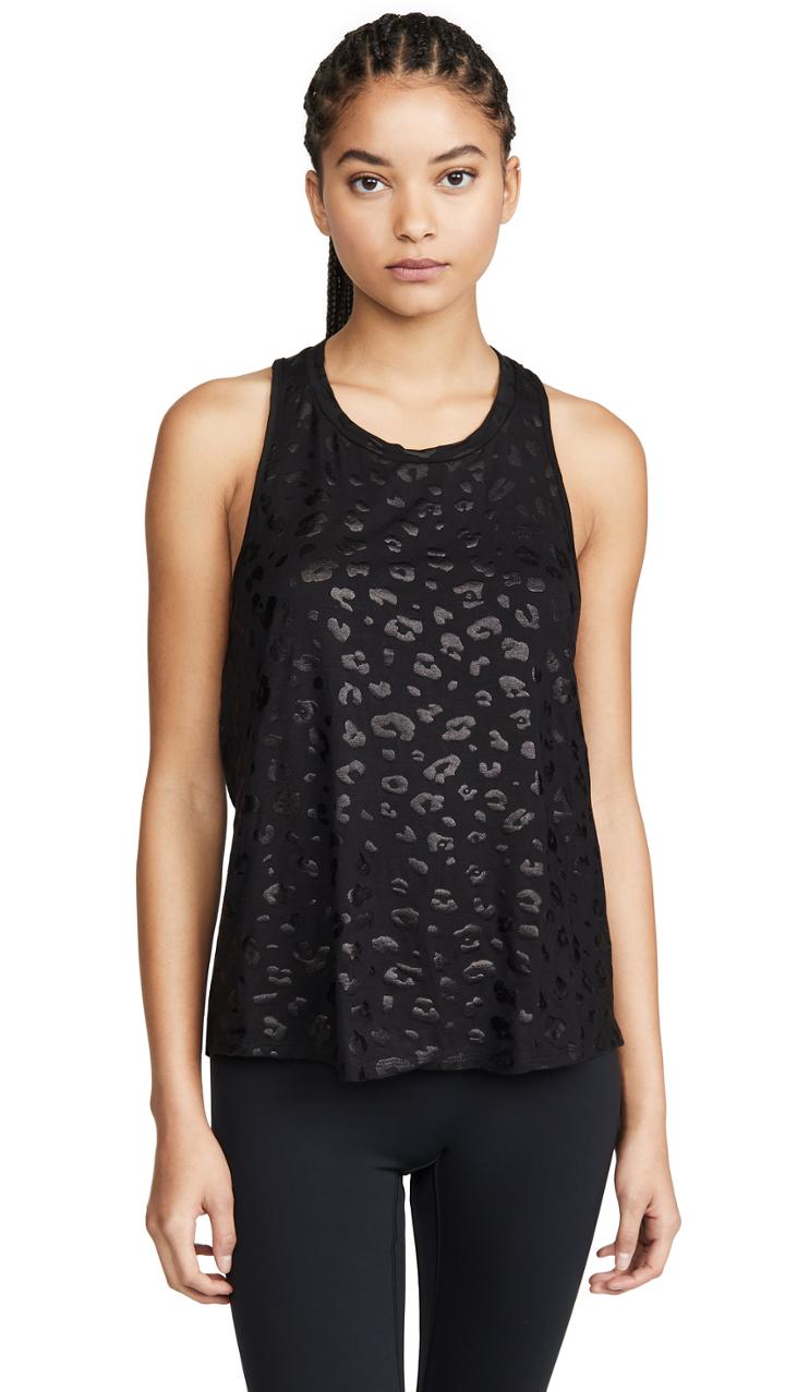 Terez Cheetah Foil Tank