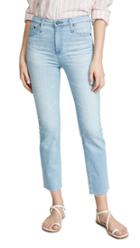 Ag The Isabelle High Rise Straight Crop Jeans