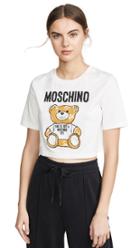 Moschino Moschino Bear Cropped T Shirt