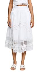 Place Nationale Lace Midi Skirt