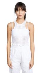 Cushnie Et Ochs Violette Perforated Bodysuit