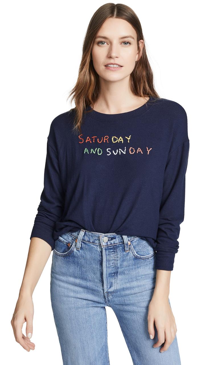 Sundry Saturdays Sundays Sweatshirt