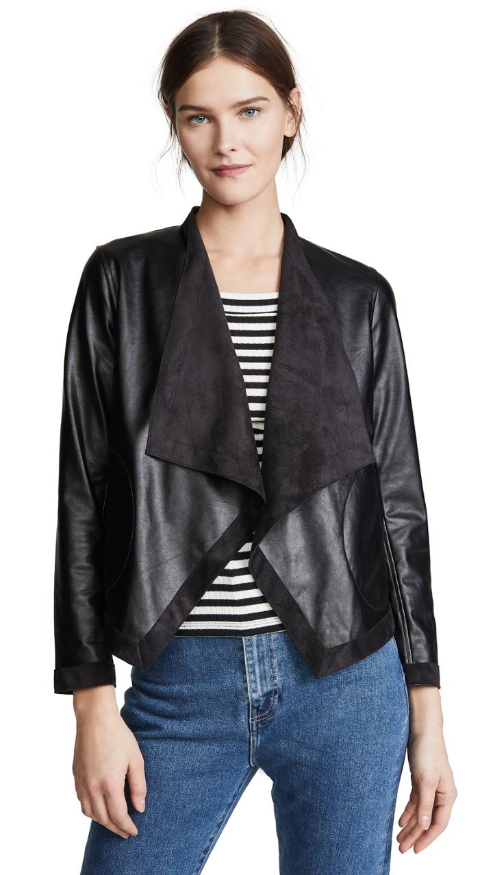 Bb Dakota Teagan Reversible Drape Front Jacket
