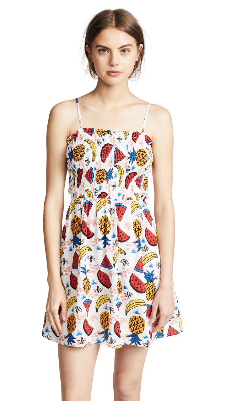 Glamorous Smocked Fruit Dress