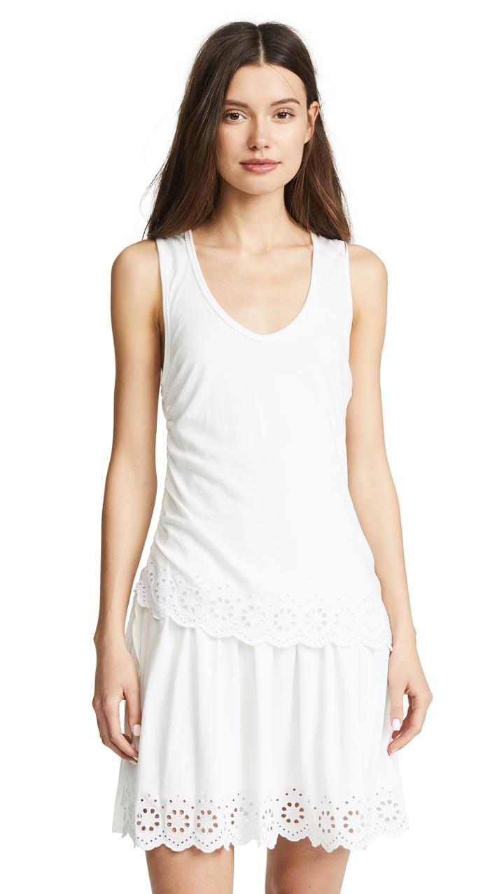 Derek Lam 10 Crosby Scalloped Hem Dress