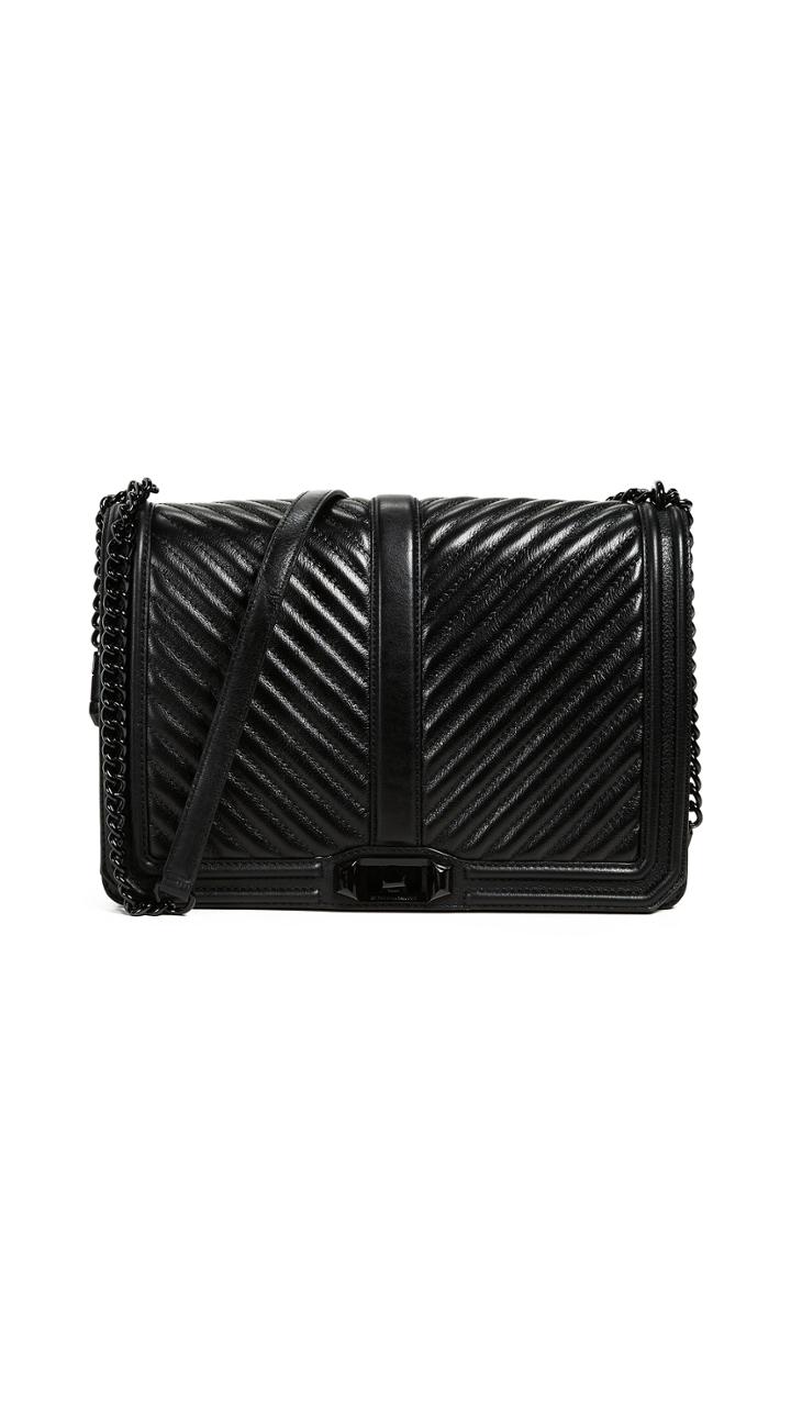 Rebecca Minkoff Chevron Jumbo Love Cross Body Bag