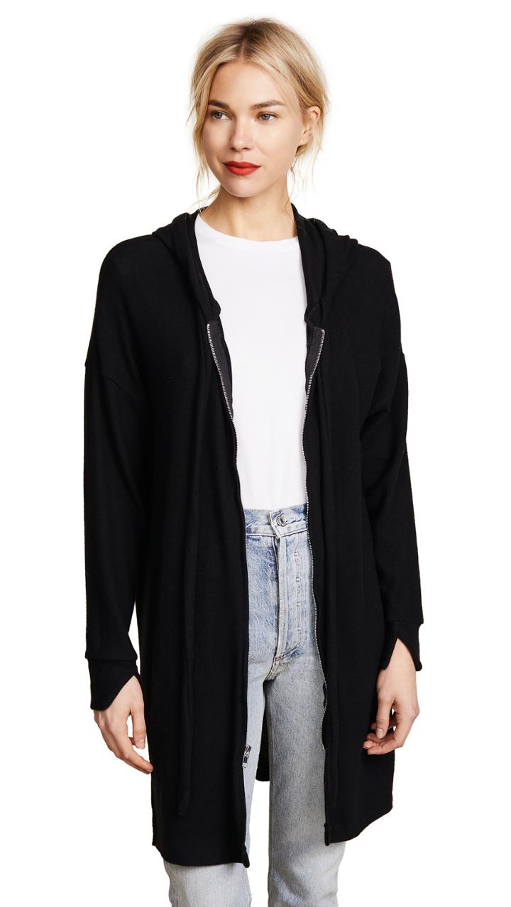 Lna Demarco Maxi Zip Hoodie