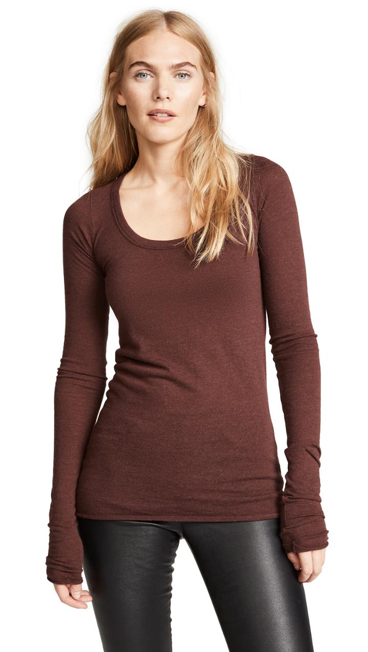 Rick Owens Lilies Crewneck Top