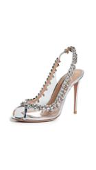 Aquazzura Temptation Crystal Sandal 105