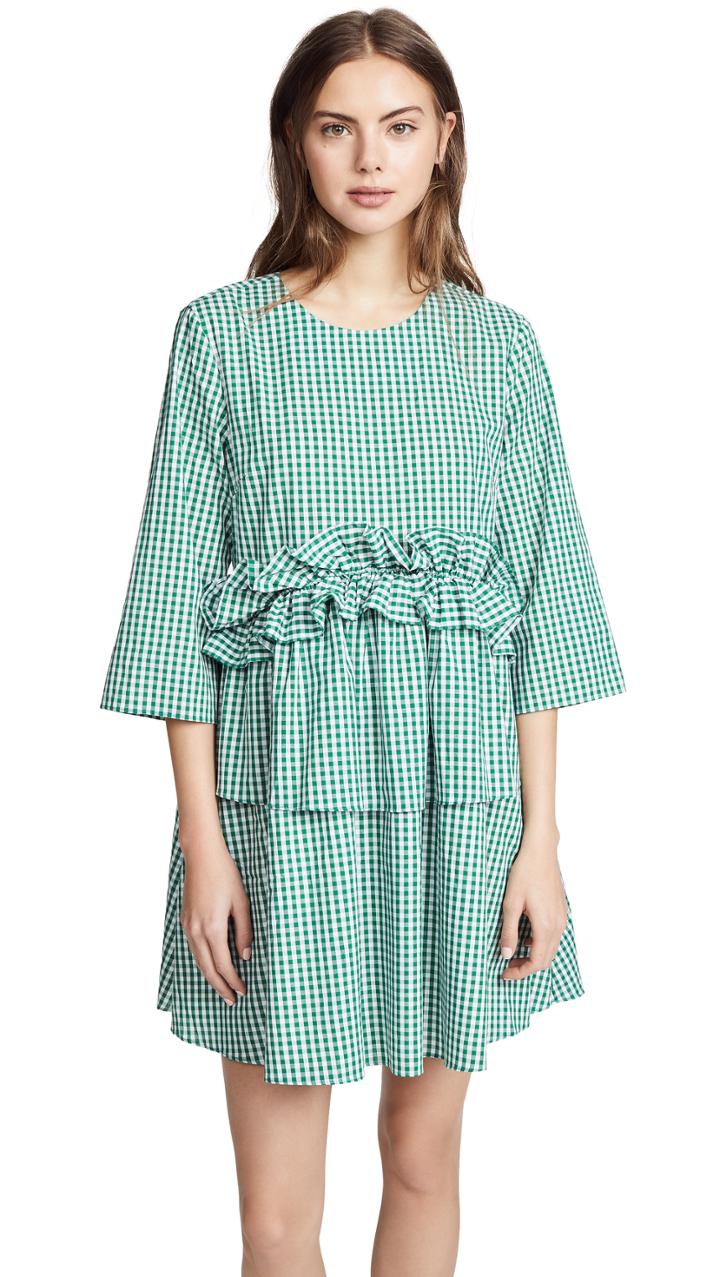 Edition10 Oversized Cold Shoulder Dress