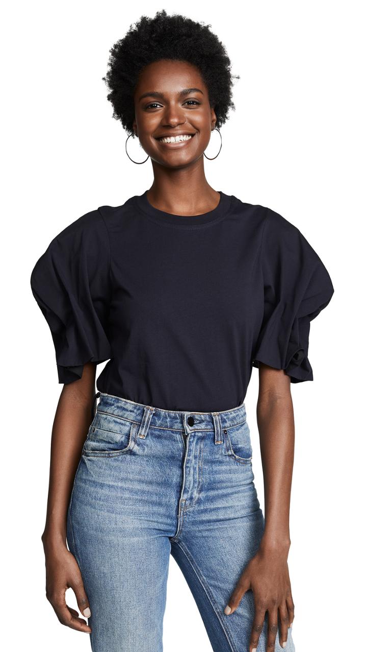 Victoria Victoria Beckham Puff Sleeve Tee