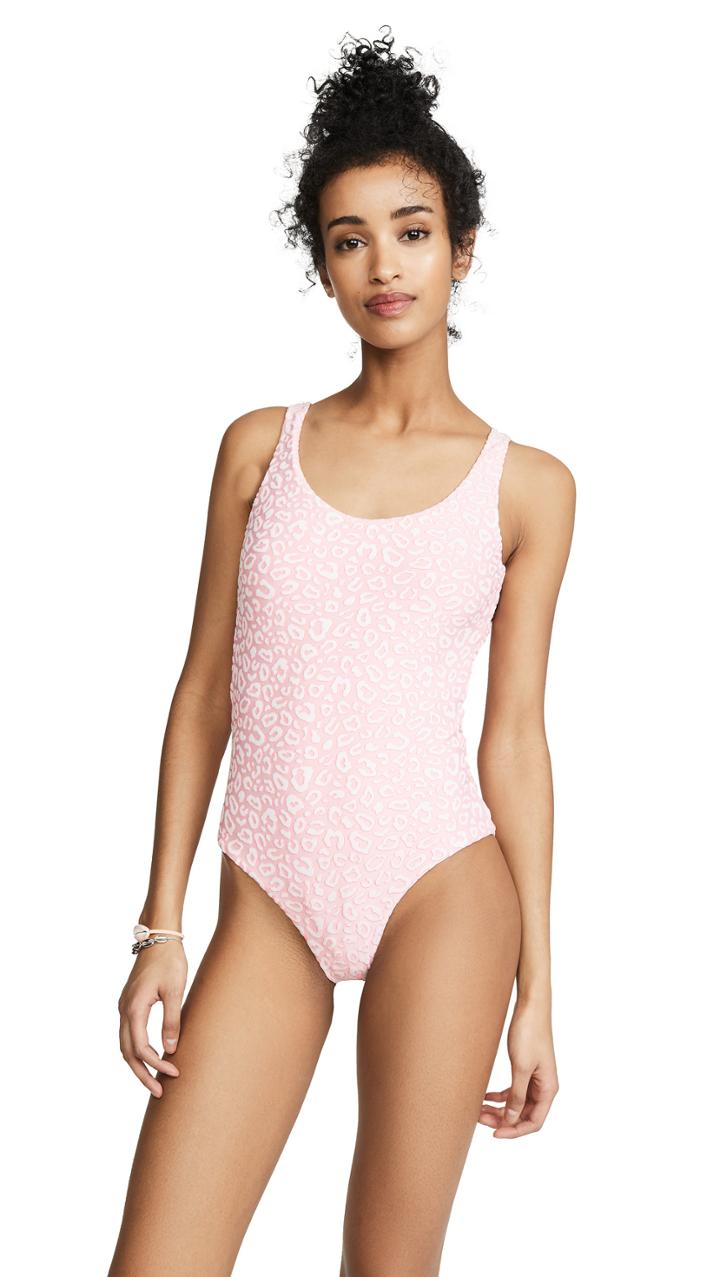 Onia Leopard One Piece Swimsuit