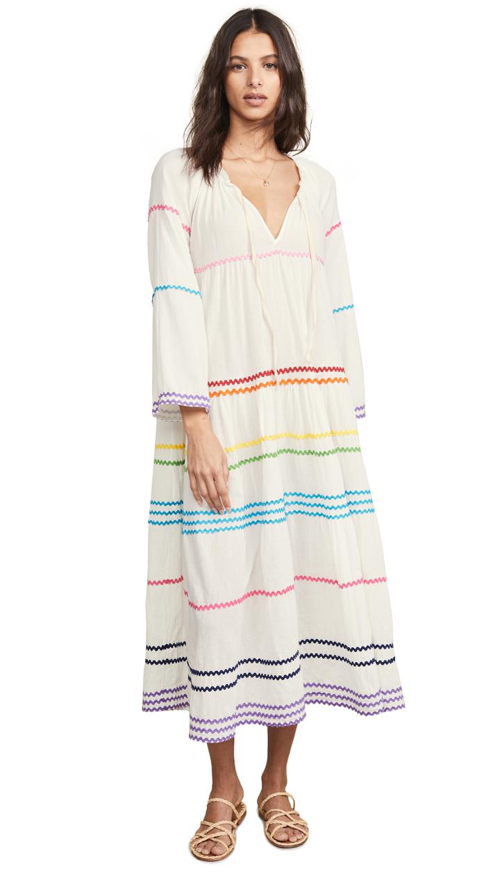 9seed Majorca Long Sleeve Maxi Dress