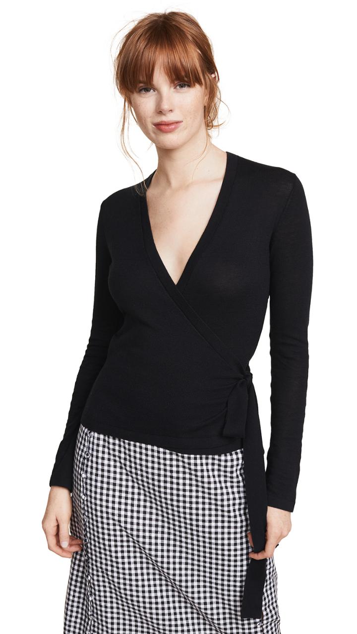Frame Wrap Up Sweater