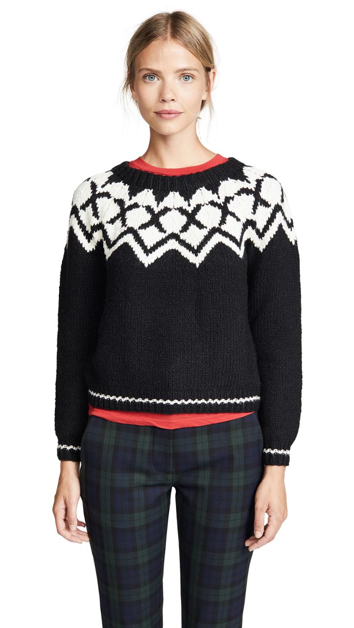 Velvet Robyn Fair Isle Sweater