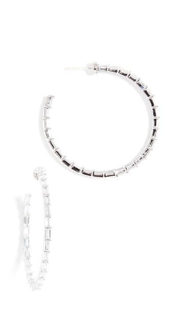 Theia Jewelry Hestia Inside Out Hoop Earrings