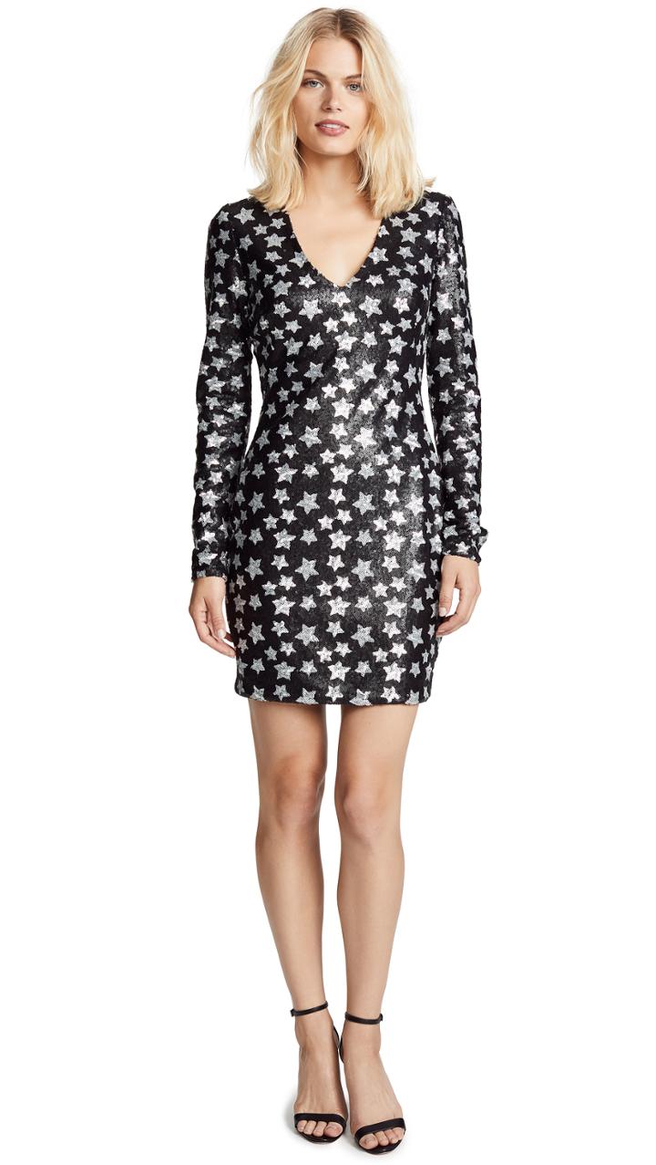 Black Halo Alicia Mini Dress