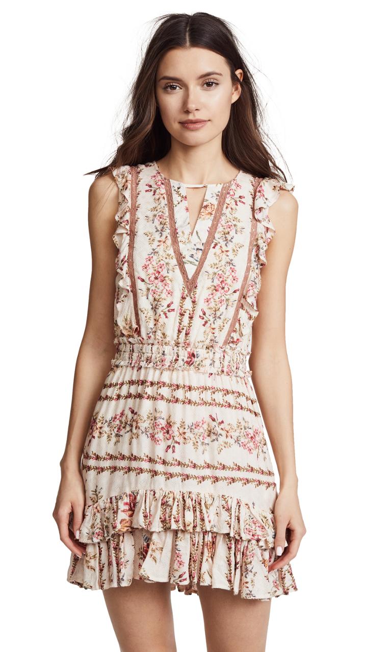 Rahi Rosette Apron Dress