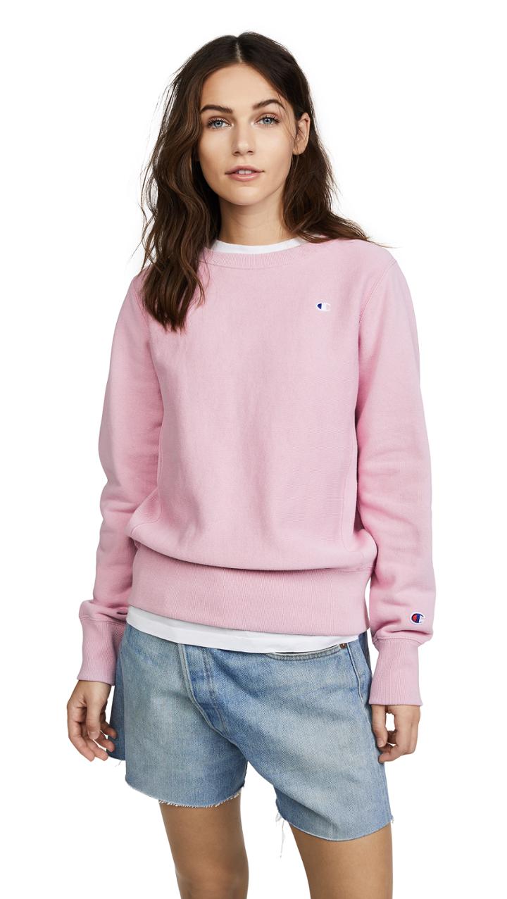 Champion Premium Reverse Weave Reverse Weave Terry Crew Neck Sweater