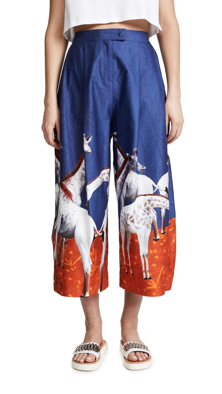 Stella Jean Giraffe Pants