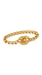 What Goes Around Comes Around Chanel Small Turn Lock Bracelet Previously Owned 