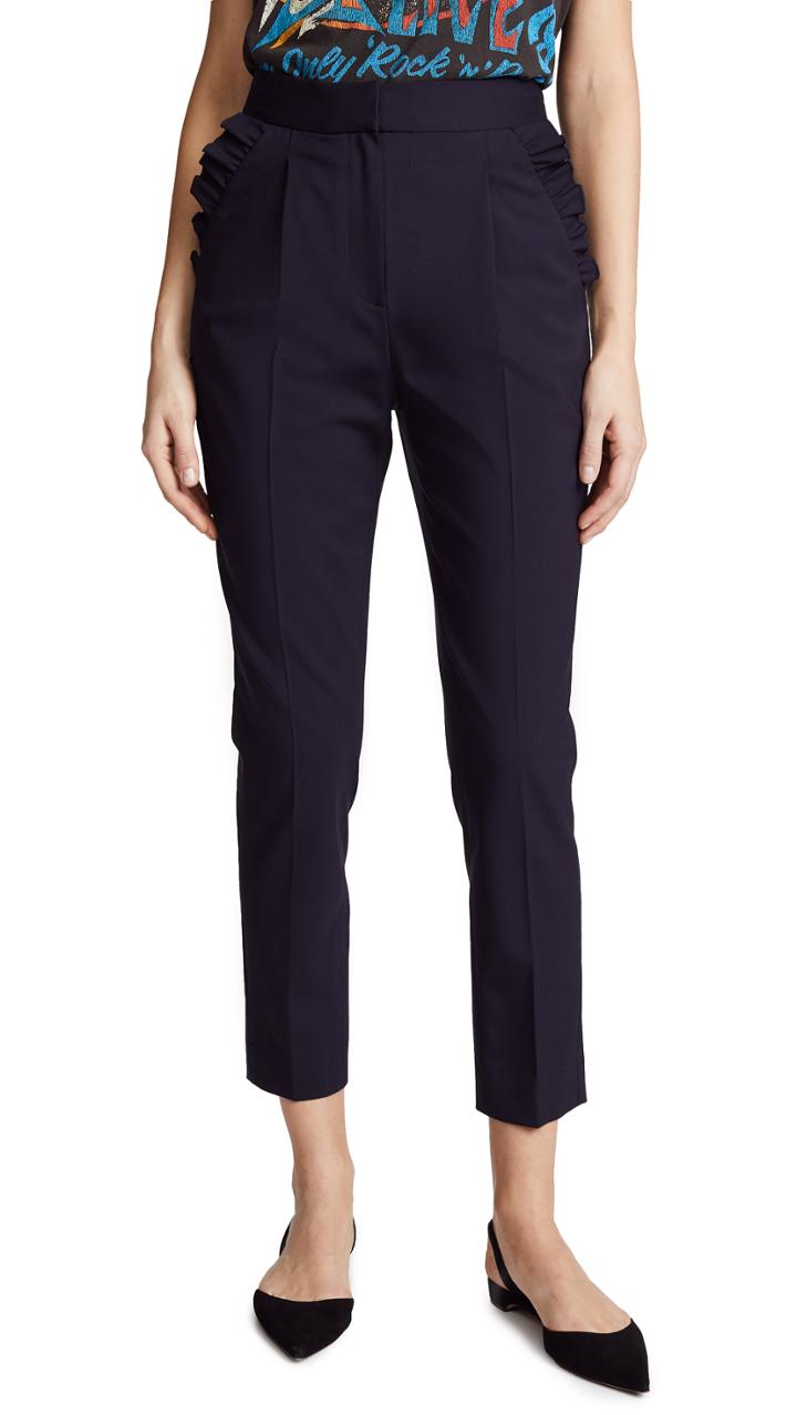 Rebecca Taylor Spring Ruffle Pants