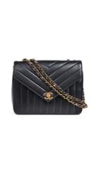 What Goes Around Comes Around Chanel Chevron Envelope 9 Flap Bag 