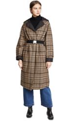 Ganni Tech Wool Reversible Coat