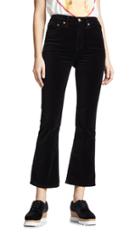 Re Done Mid Rise Crop Kick Flare Jeans