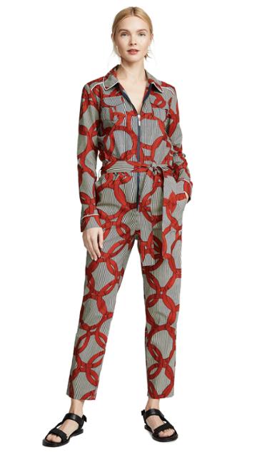 Maison Chateau Rouge Combi Work Jumpsuit