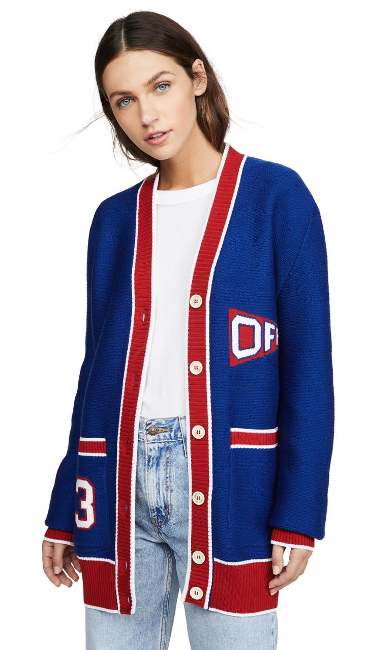 Off White Off White Flag Cardigan
