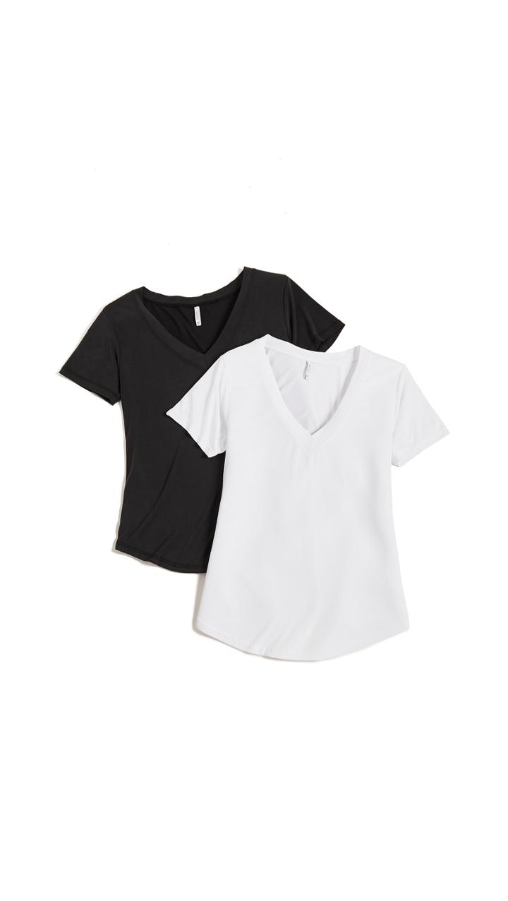 Z Supply The Luxe Modal Deep V Neck 2 Pack