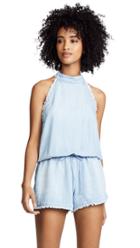 Bella Dahl Pleated Crop Leg Jumpsuit