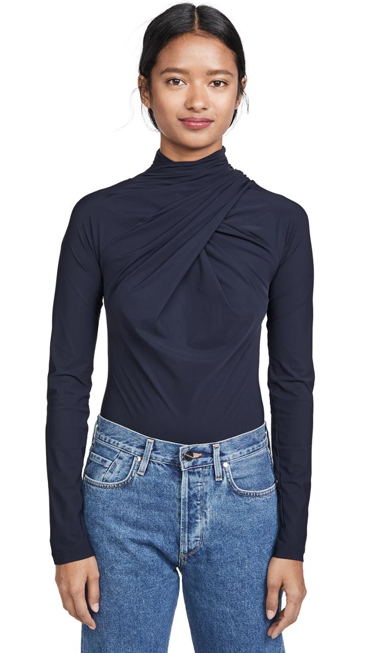 Goldsign The Twist Neck Bodysuit
