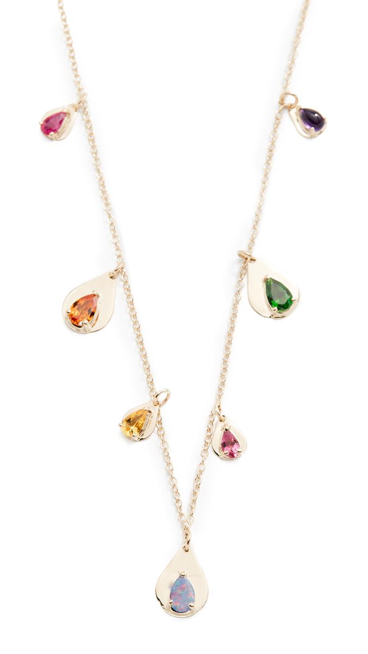 Eden Presley 14k Teardrop Stone Necklace