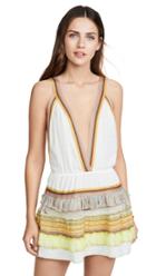 Chio Mini Dress With Multi Ruffle