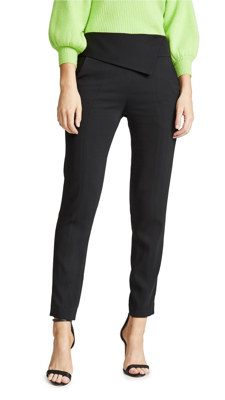 Michelle Mason Peplum Trousers