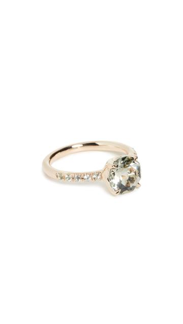 Jane Taylor 14k Solitaire Color Ring