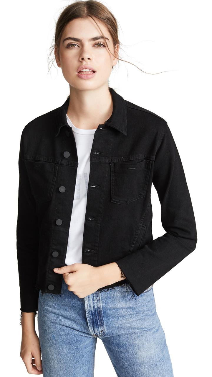 L Agence Janelle Slim Raw Jacket