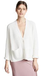 Tse Cashmere Cropped Boyfriend Cashmere Cardigan