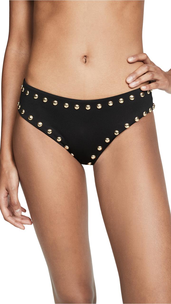 Moschino Studded Bikini Bottoms