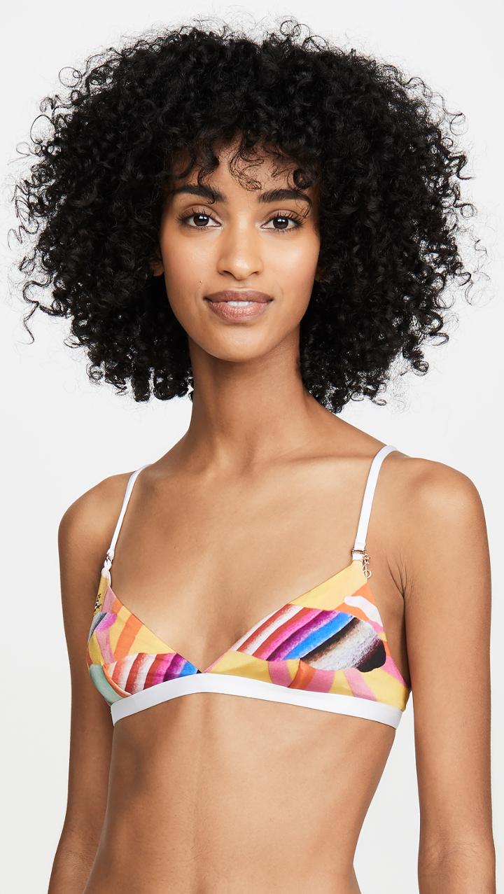 Stella Mccartney Yellow Submarine Bikini Top