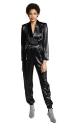 Philosophy Di Lorenzo Serafini Blazer Satin Jumpsuit