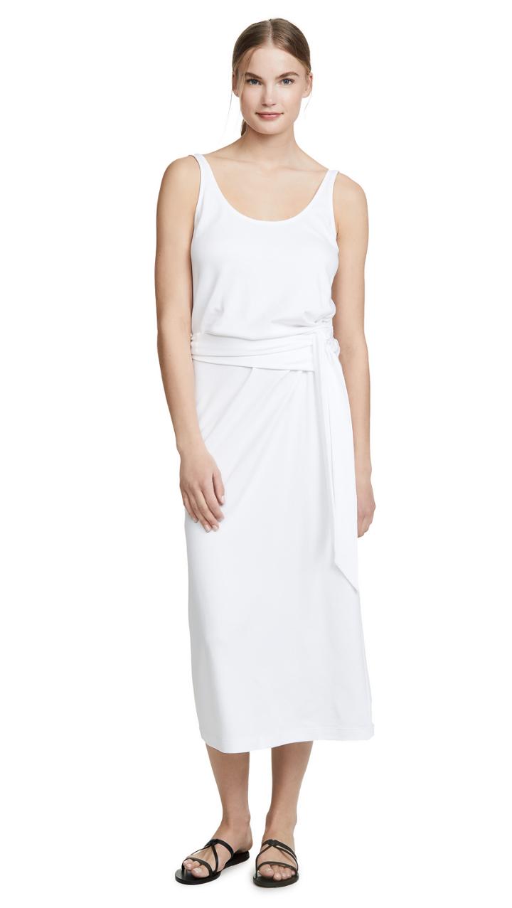 Vince Sleeveless Wrap Dress