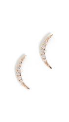 Scosha 14k Tiny Crescent Stud Earrings