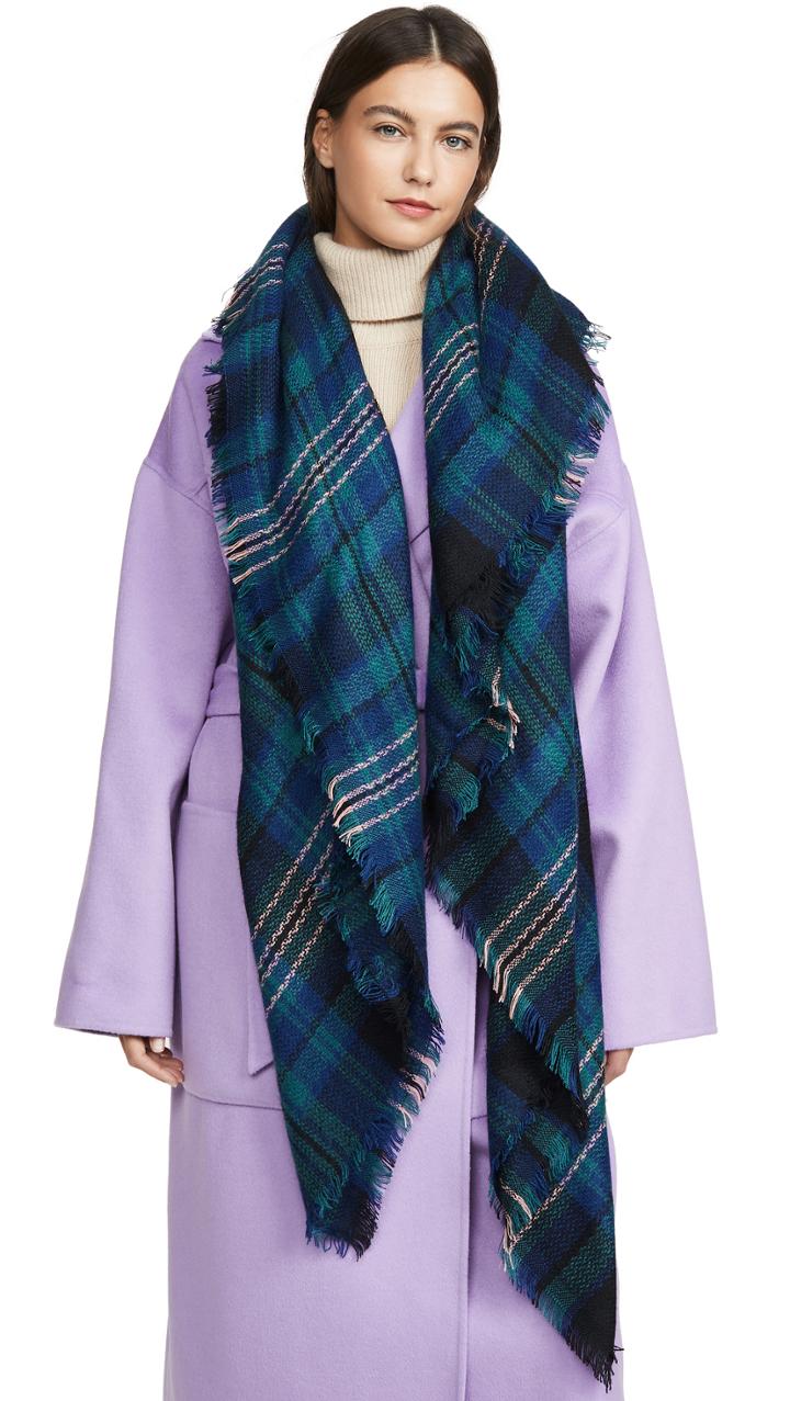 Hat Attack Jewel Plaid Scarf