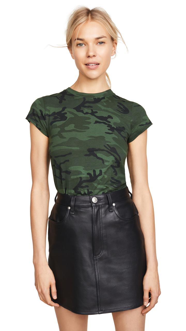 Pam Gela Camo Basic Tee