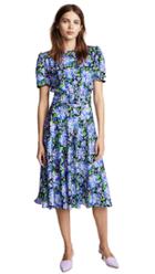 Vika Gazinskaya Fitted Tea Length Dress