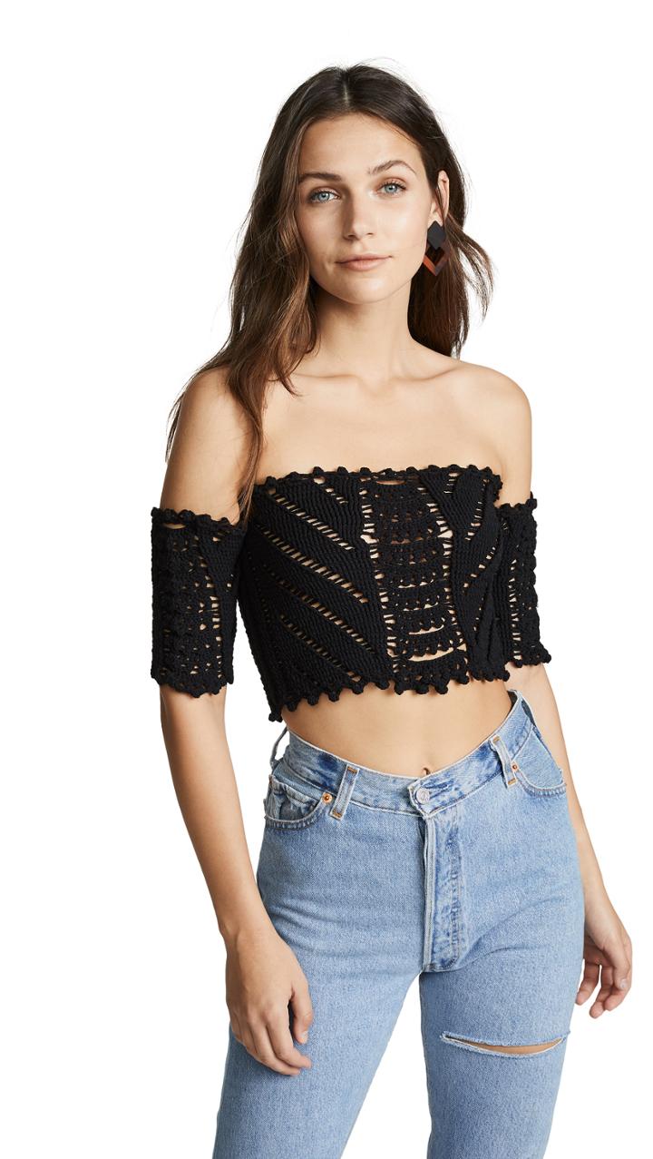 Ronny Kobo Catya Crop Top