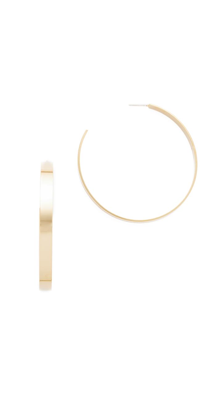 Cloverpost Vest Hoop Earrings